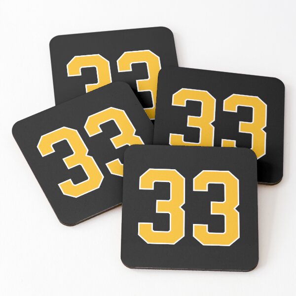Item preview, Yellow Number 33 lucky sports jersey thirty three designed and sold by HeavyStyle.