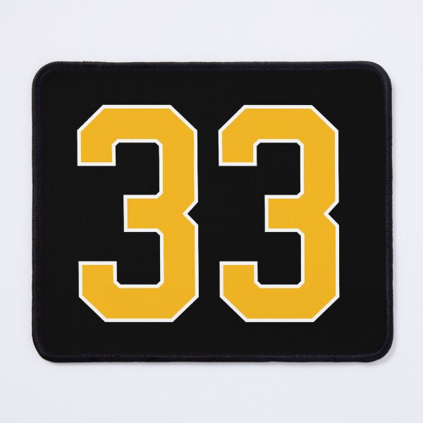 Item preview, Yellow Number 33 lucky sports jersey thirty three designed and sold by HeavyStyle.