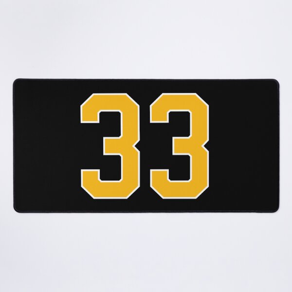 Item preview, Yellow Number 33 lucky sports jersey thirty three designed and sold by HeavyStyle.