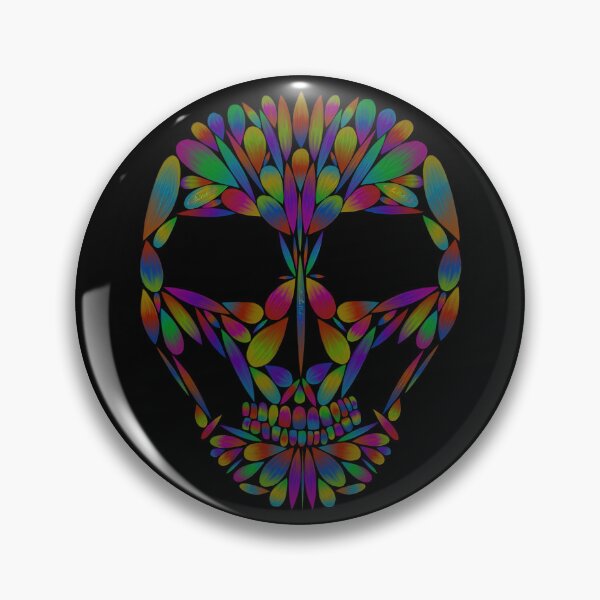 Item preview, Jewel Toned Skull by Heather Nafe Art designed and sold by HeatherNafeArt.