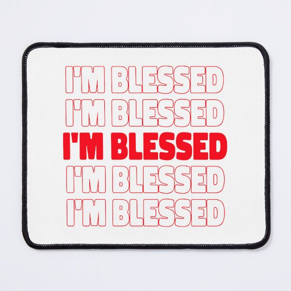 Item preview, I'm Blessed Grocery Shopping Bag Style designed and sold by DeansDesigns44.