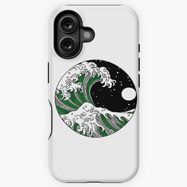 Artikel-Vorschau von Circular Japanese Wave mit Night Sky Demi Romantic. Demiromantischer Stolz, designt und verkauft von Subtle Pride Shop.