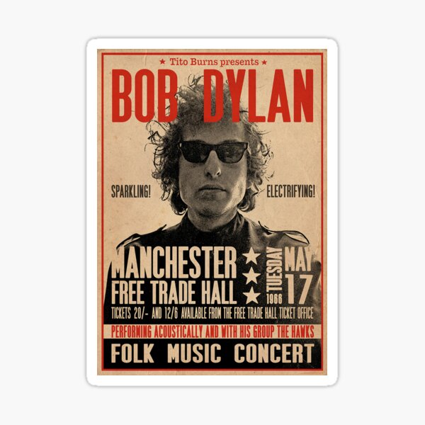 Dylan Live On Tour Sticker