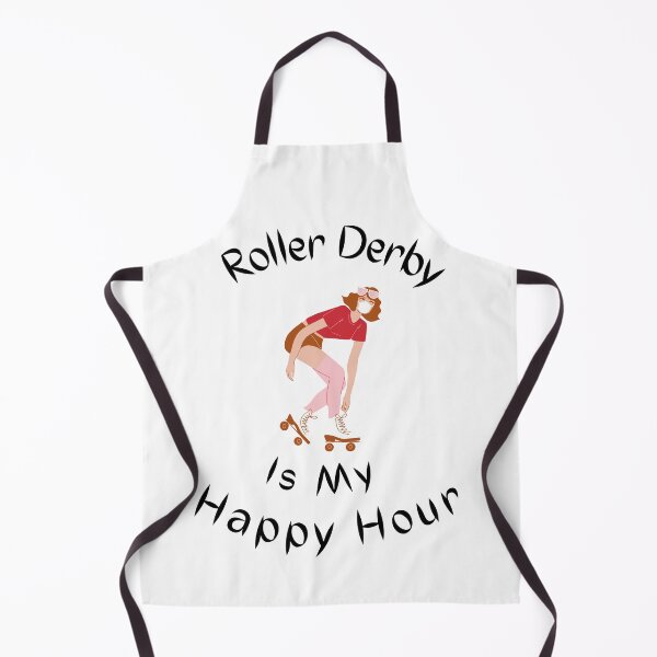 Item preview, Roller Derby Is My Happy Hour Red designed and sold by AMERZAGUE DESIGN.
