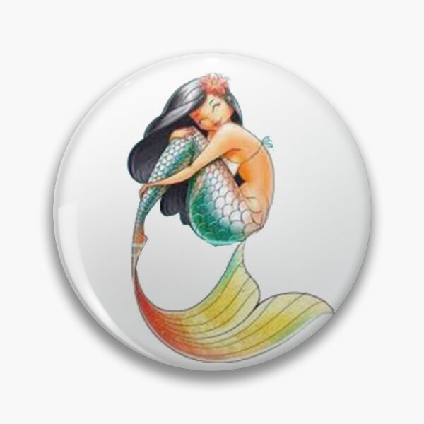 Item preview, Beautiful Mermaid in Watercolor designed and sold by Tr4velingCo.
