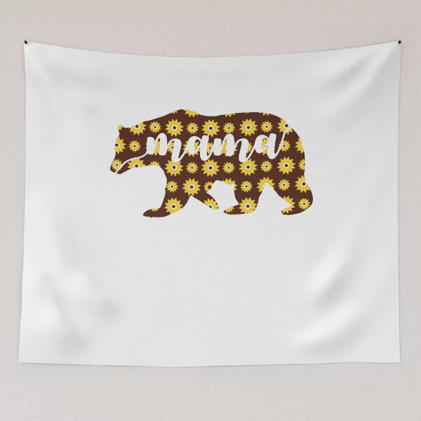 Item preview, Floral Mama Bear with Flowers Sunflower Mom Mother’s Day designed and sold by clothesy7.