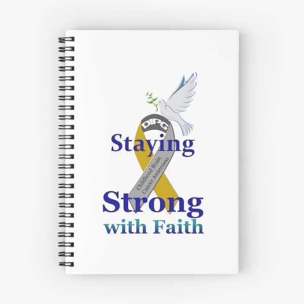 Item preview, DIPG, Childhood Brain Cancer Awareness, Staying Strong with Faith designed and sold by AFordhamDesigns.