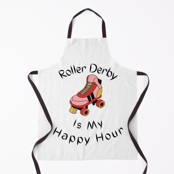 Item preview, Roller Derby Is My Happy Hour Red designed and sold by AMERZAGUE DESIGN.