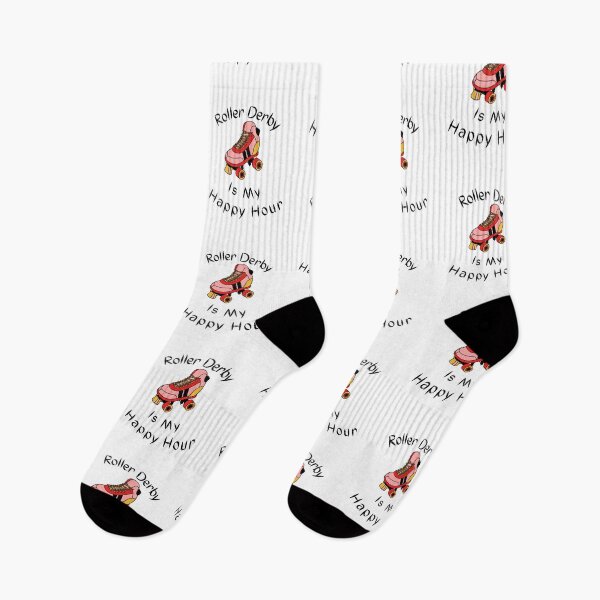 Item preview, Roller Derby Is My Happy Hour Red designed and sold by AMERZAGUE DESIGN.