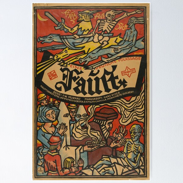 Item preview, Faust Film Poster 1926 designed and sold by crishroking.