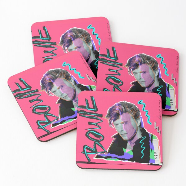 Item preview, DAVID B 80S STYLE COLORS PINK BACKGROUND designed and sold by DiscoDiscoMx.