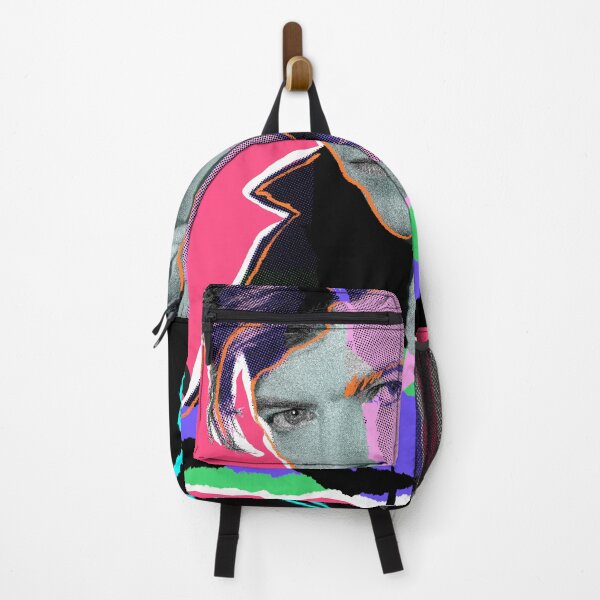 Item preview, DAVID B 80S STYLE COLORS PINK BACKGROUND designed and sold by DiscoDiscoMx.