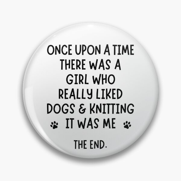 Item preview, A girl who really liked dogs & knitting designed and sold by TheGreenGoat.