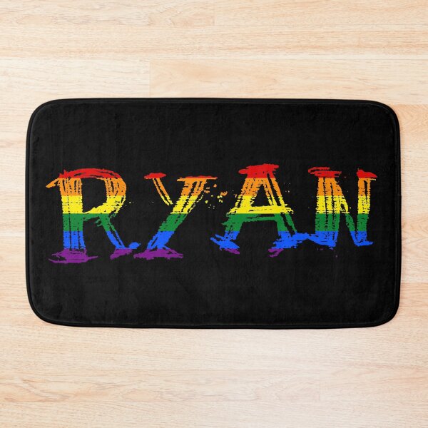 Item preview, Men rainbow name gay Ryan designed and sold by LoveIsColorful.