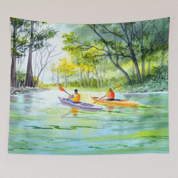 Item preview, Kayaking The Weeki Wachee River Florida designed and sold by William Holkham.