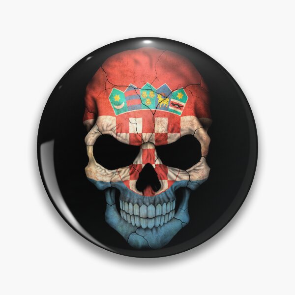 Item preview, Croatian Flag Skull designed and sold by JeffBartels.