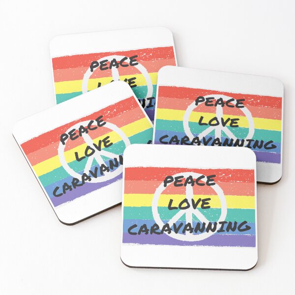 Item preview, Peace. Love. Caravanning designed and sold by TheGreenGoat.
