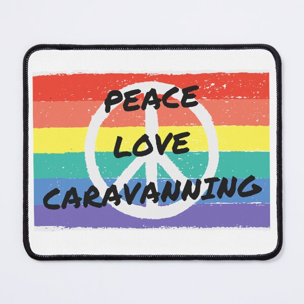 Item preview, Peace. Love. Caravanning designed and sold by TheGreenGoat.