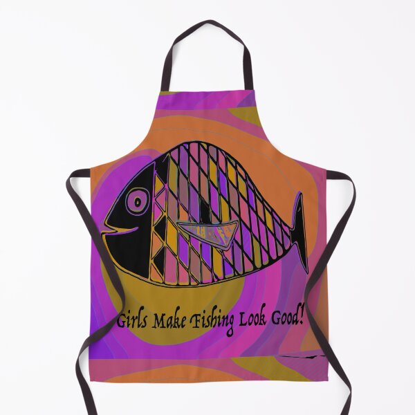 Item preview, Rainbow Tropical Girls Fishing Design designed and sold by NC NatureVisions.