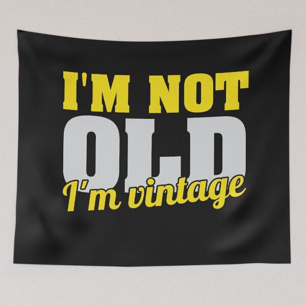 Item preview, I'm not old I'm vintage - best gift for vintage lovers & Birthday Gifts for Parents designed and sold by Desibeau.
