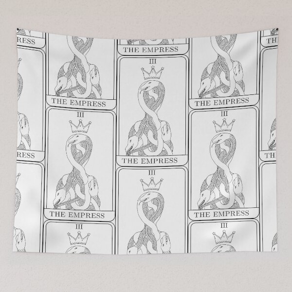 Item preview, Snake queen the empress tarot card designed and sold by indiVisibl.