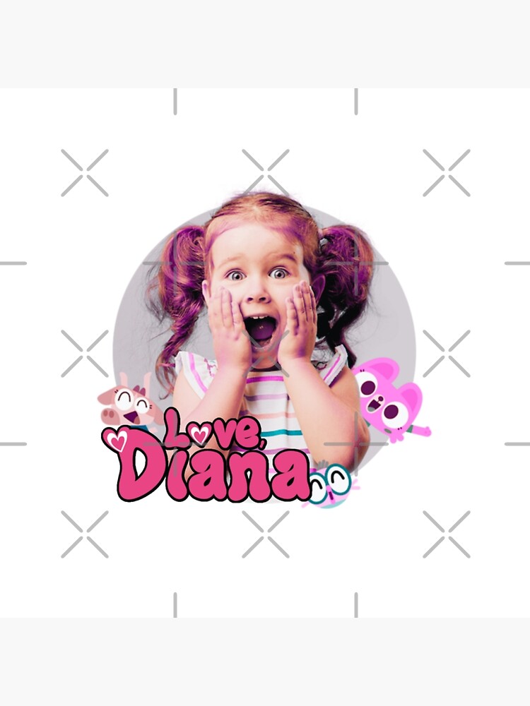 best selling The Kids Diana Show, Diana,Kids Diana Show , Cute Love Diana  Sticker for Sale by Amelia-Nina