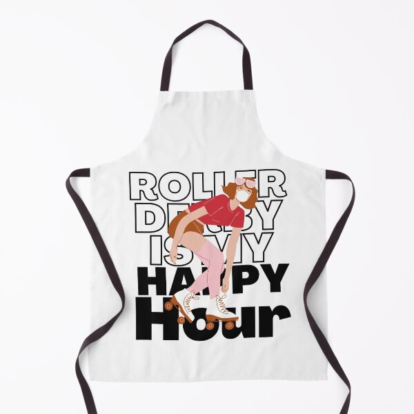 Item preview, Roller Derby Is My Happy Hour Red designed and sold by AMERZAGUE DESIGN.