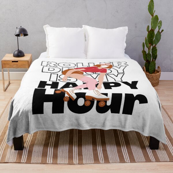 Item preview, Roller Derby Is My Happy Hour Red designed and sold by AMERZAGUE DESIGN.