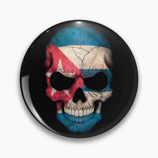 Item preview, Cuban Flag Skull designed and sold by JeffBartels.