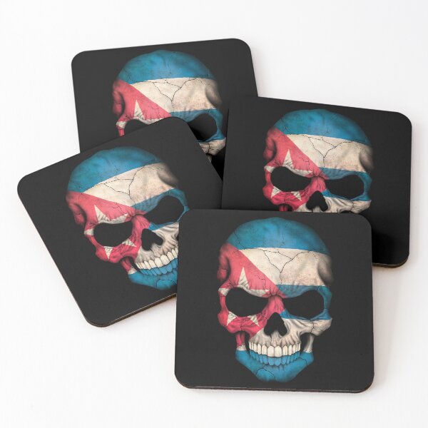 Item preview, Cuban Flag Skull designed and sold by JeffBartels.