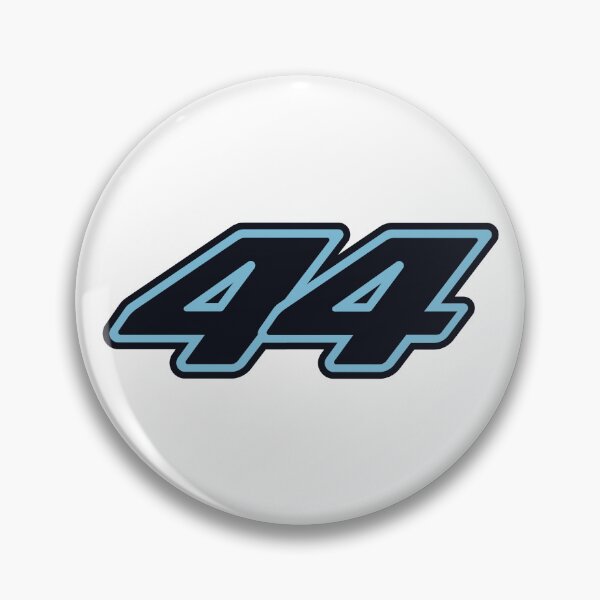 Artikelvorschau, 44 HAM. Fahrernummer Saison 2022 (Schwarz und Blau) entworfen und verkauft von FilipeFerreira.