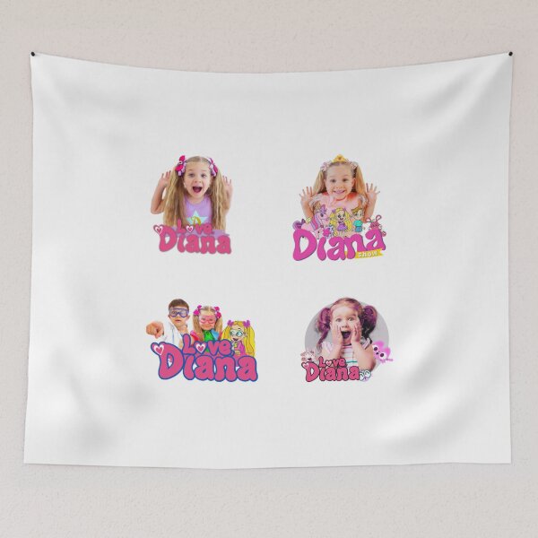 Item preview, best selling The Kids Diana Show, Diana,Kids Diana Show , Cute Love Diana pack designed and sold by Amelia-Nina.