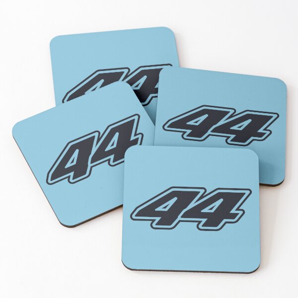 Item preview, 44 HAM. Driver Number 2022 Season (Black and Blue/Light Blue BG) designed and sold by FilipeFerreira.