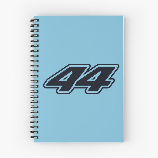 Item preview, 44 HAM. Driver Number 2022 Season (Black and Blue/Light Blue BG) designed and sold by FilipeFerreira.