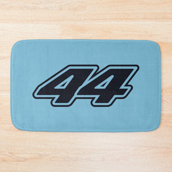 Item preview, 44 HAM. Driver Number 2022 Season (Black and Blue/Light Blue BG) designed and sold by FilipeFerreira.