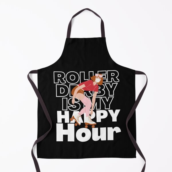 Item preview, Roller Derby Is My Happy Hour Red designed and sold by AMERZAGUE DESIGN.