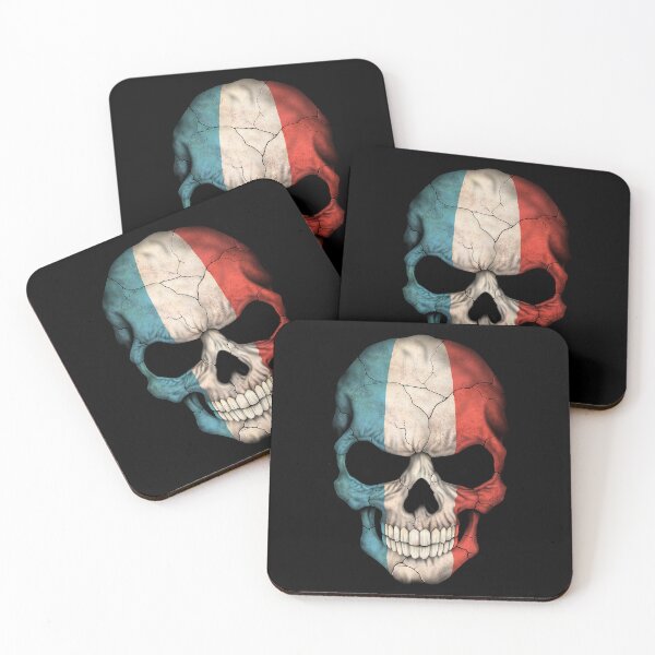 Item preview, French Flag Skull designed and sold by JeffBartels.