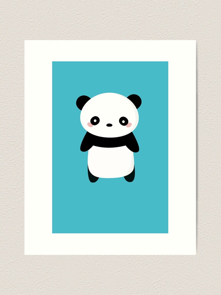 Kawaii Panda Bear Art Print for Sale by happinessinatee