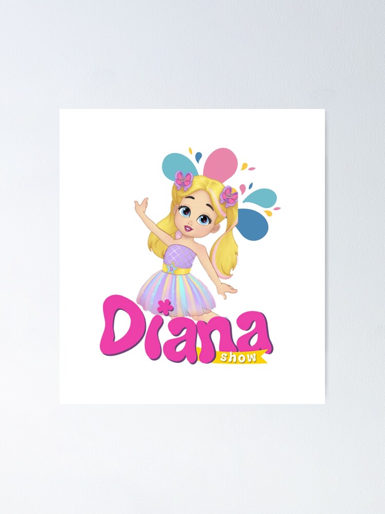 Póster for Sale con la obra «superventas The Kids Diana Show, Diana, Kids  Diana Show, Cute Love Diana» de Amelia-Nina