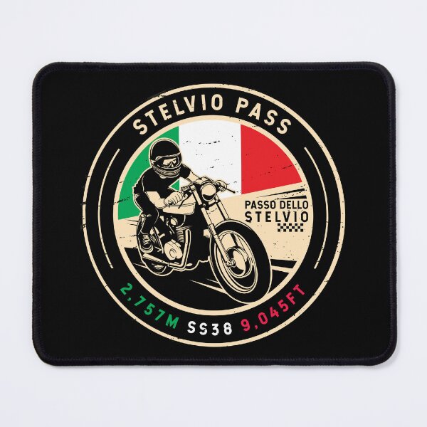Item preview, Stelvio Pass | Passo Dello Stelvio | Motorcycle designed and sold by KrisSidDesigns.
