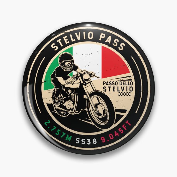 Item preview, Stelvio Pass | Passo Dello Stelvio | Motorcycle designed and sold by KrisSidDesigns.