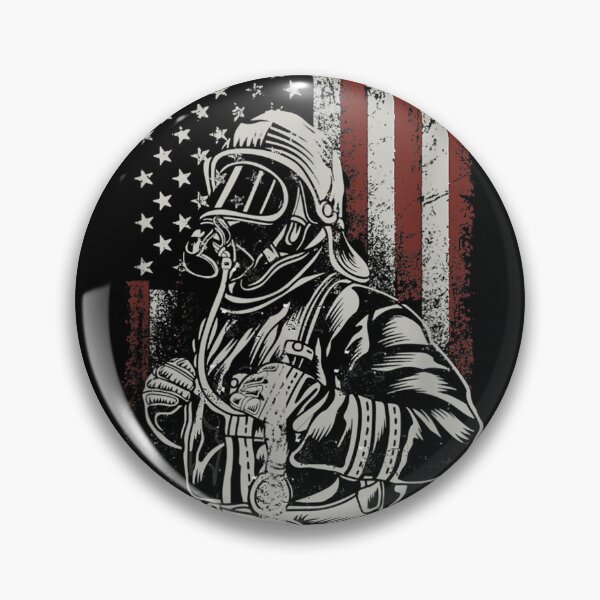 Item preview, Fireman American Flag designed and sold by Isidroward.