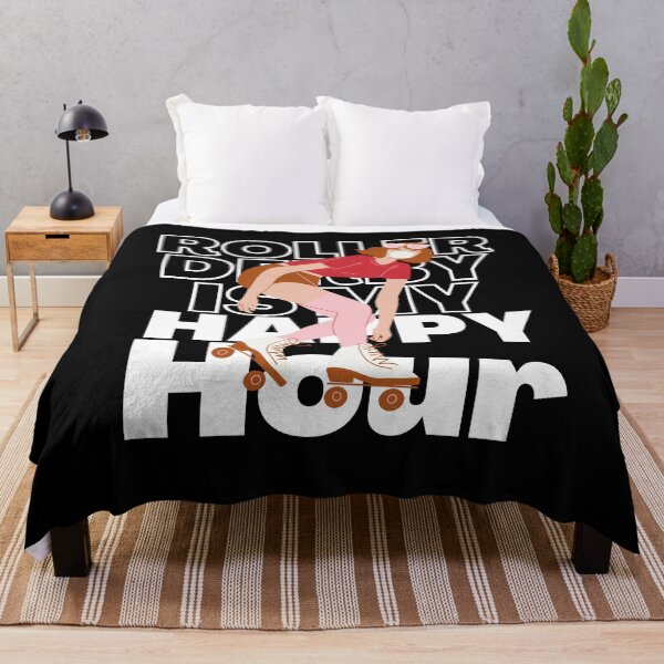 Item preview, Roller Derby Is My Happy Hour Red designed and sold by AMERZAGUE DESIGN.