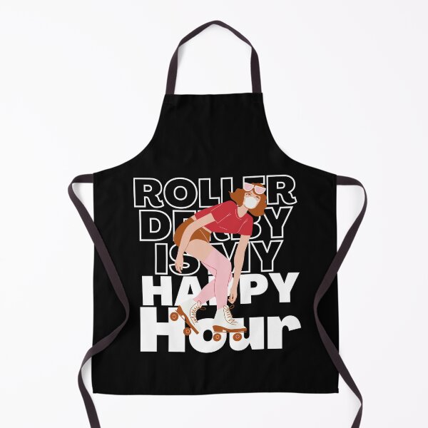 Item preview, Roller Derby Is My Happy Hour Red designed and sold by AMERZAGUE DESIGN.