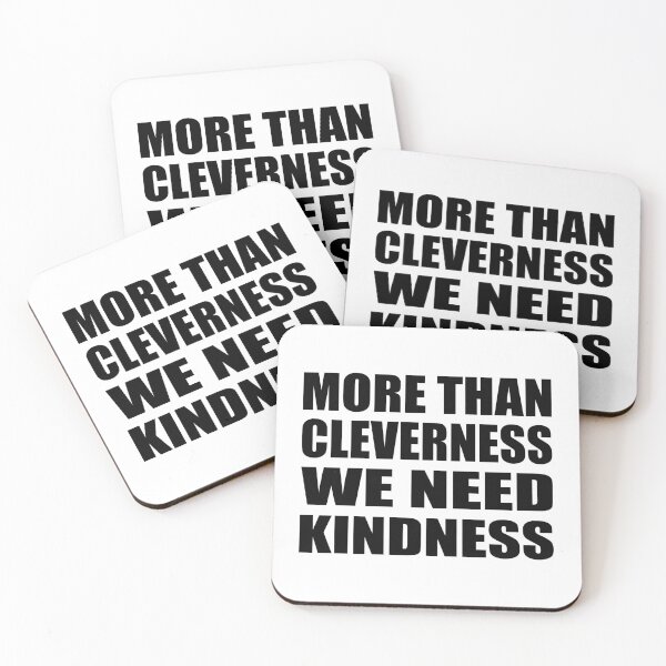 Item preview, More than cleverness we need kindness designed and sold by Colorfulandfun.