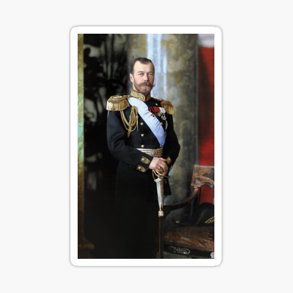 Tsar Nicholas II of Russia Sticker