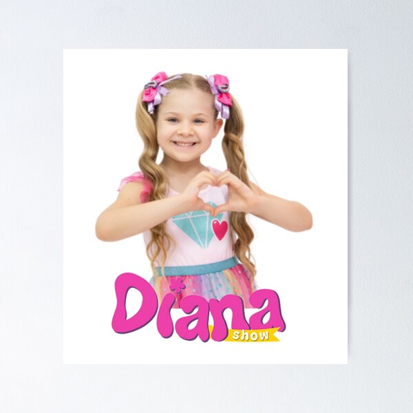 best selling The Kids Diana Show, Diana,Kids Diana Show , Cute Love Diana |  Poster