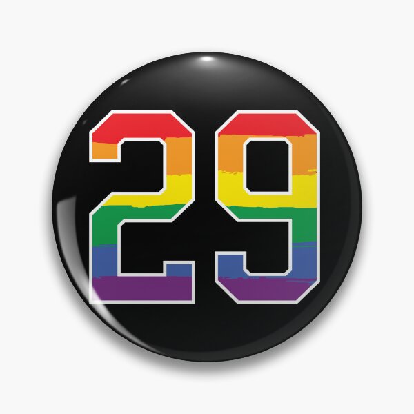 Item preview, Number 29 Rainbow LGBT pride twenty nine designed and sold by LoveIsColorful.