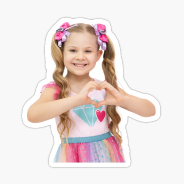 best selling The Kids Diana Show, Diana,Kids Diana Show , Cute Love Diana  Sticker for Sale by Amelia-Nina