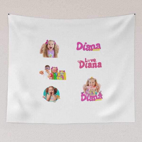 Item preview, best selling The Kids Diana Show, Diana,Kids Diana Show , Cute Love Diana pack designed and sold by Amelia-Nina.